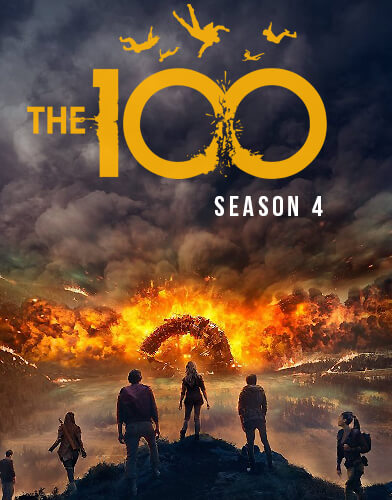 The 100 Season 4 poster